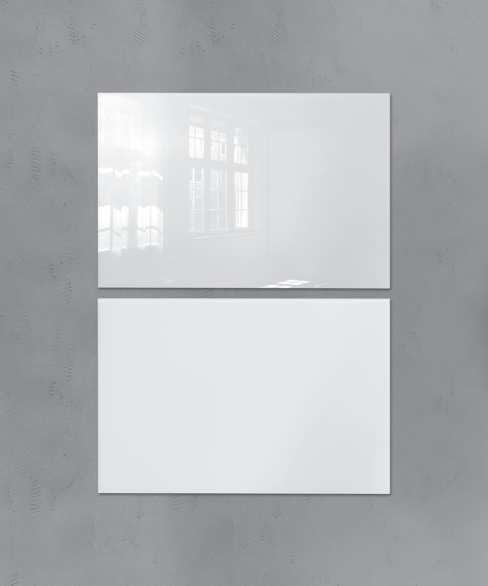 Sigel Whiteboard – 200 × 100 cm, Glas, magnetisch, Wandmontage, inkl. 3 Magnete, Befestigungsmaterial