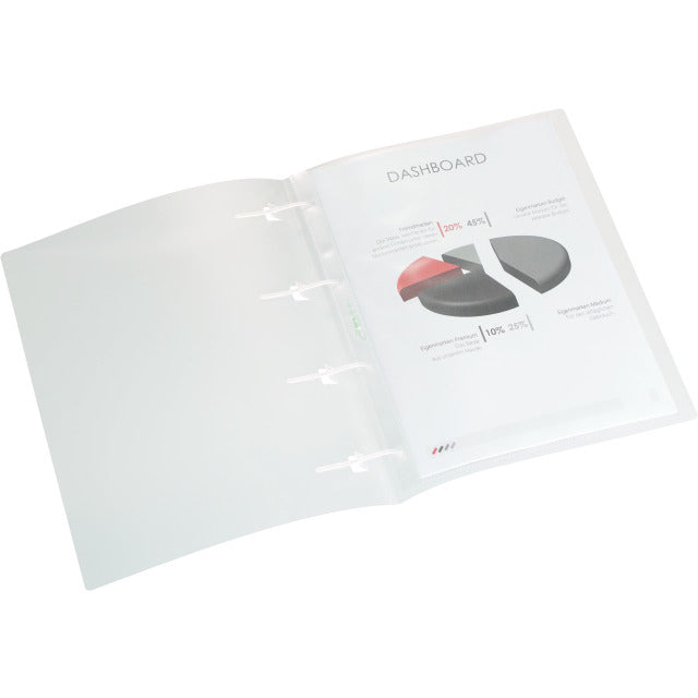 Kolma Schnellhefter XL – A4, Kunststoff, transparent, 4-fach Lochung