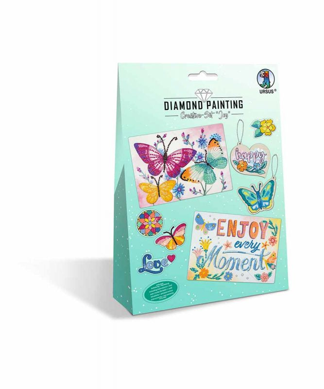 URSUS Diamond-Painting-Set Joy – 13-teilig – ab 8 Jahren