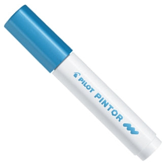 Pilot Pigment-Marker Pintor – Rundspitze 0,9-1,5 mm – Metallicblau – lichtbeständig