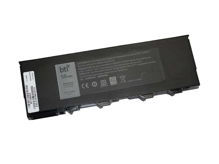 BTI Notebook-Akku – für Dell – 56 Wh, 7,4 V (4 Zellen) – Schwarz