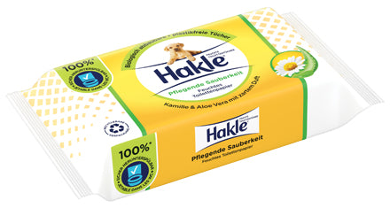 Hakle Feuchtes Toilettenpapier – Aloe Vera, Kamille, dermatologisch getestet, alkoholfrei
