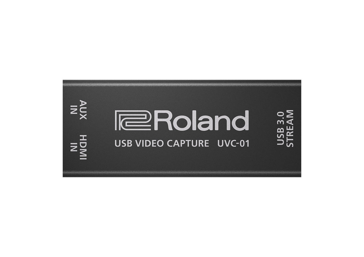 Roland UVC-01 Capture-Adapter HDMI zu USB Typ-B – 1080p60, USB 3.2 Gen 1 (5 Gbit/s), Schwarz