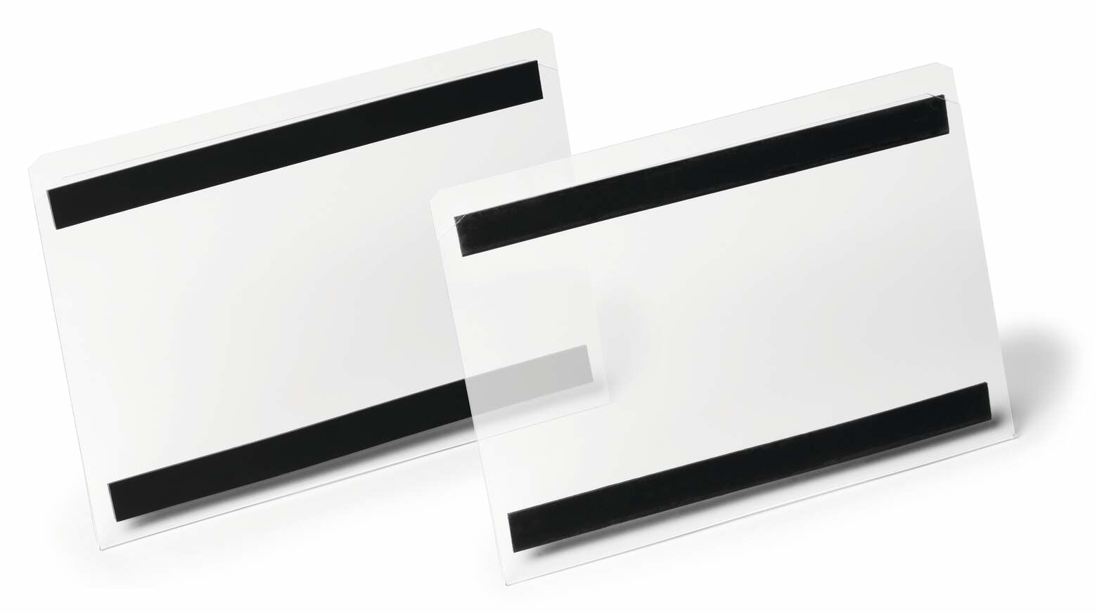 Durable Kennzeichnungstaschen – 210 × 148 mm, transparent, wiederablösbar, magnetisch, für A5 quer