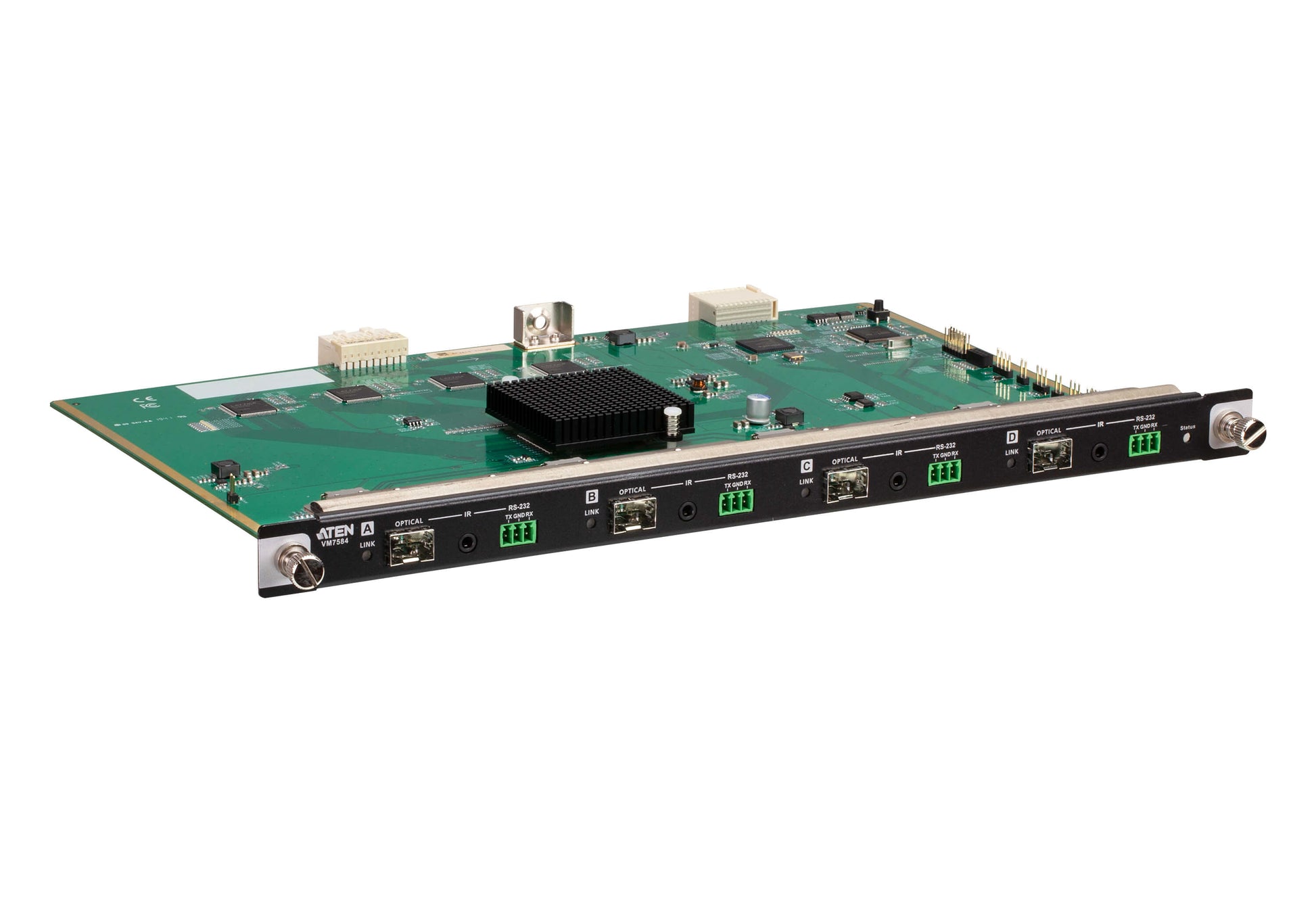 ATEN VM7584K2 – HDMI Eingabekarte, über Glasfaser (SFP+), 4× HDMI In, 4K@60 Hz, 10 km, HDCP 2.2