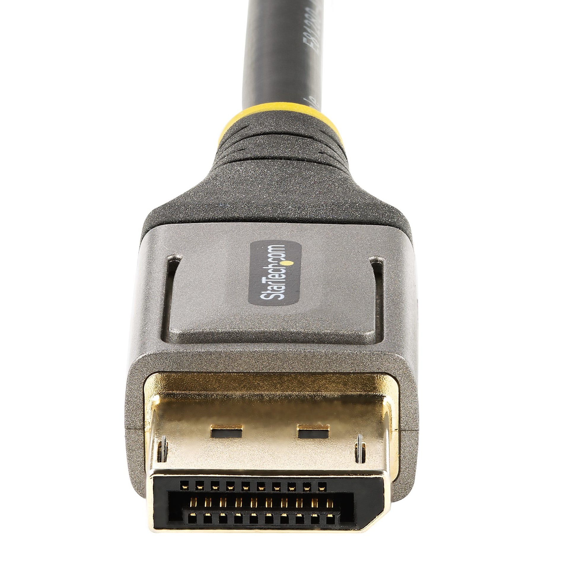 StarTech.com DisplayPort Kabel DP 1.4 8K 60 Hz – 3 m – HDR, verriegelbar – Grau/Schwarz – für Monitore/Display