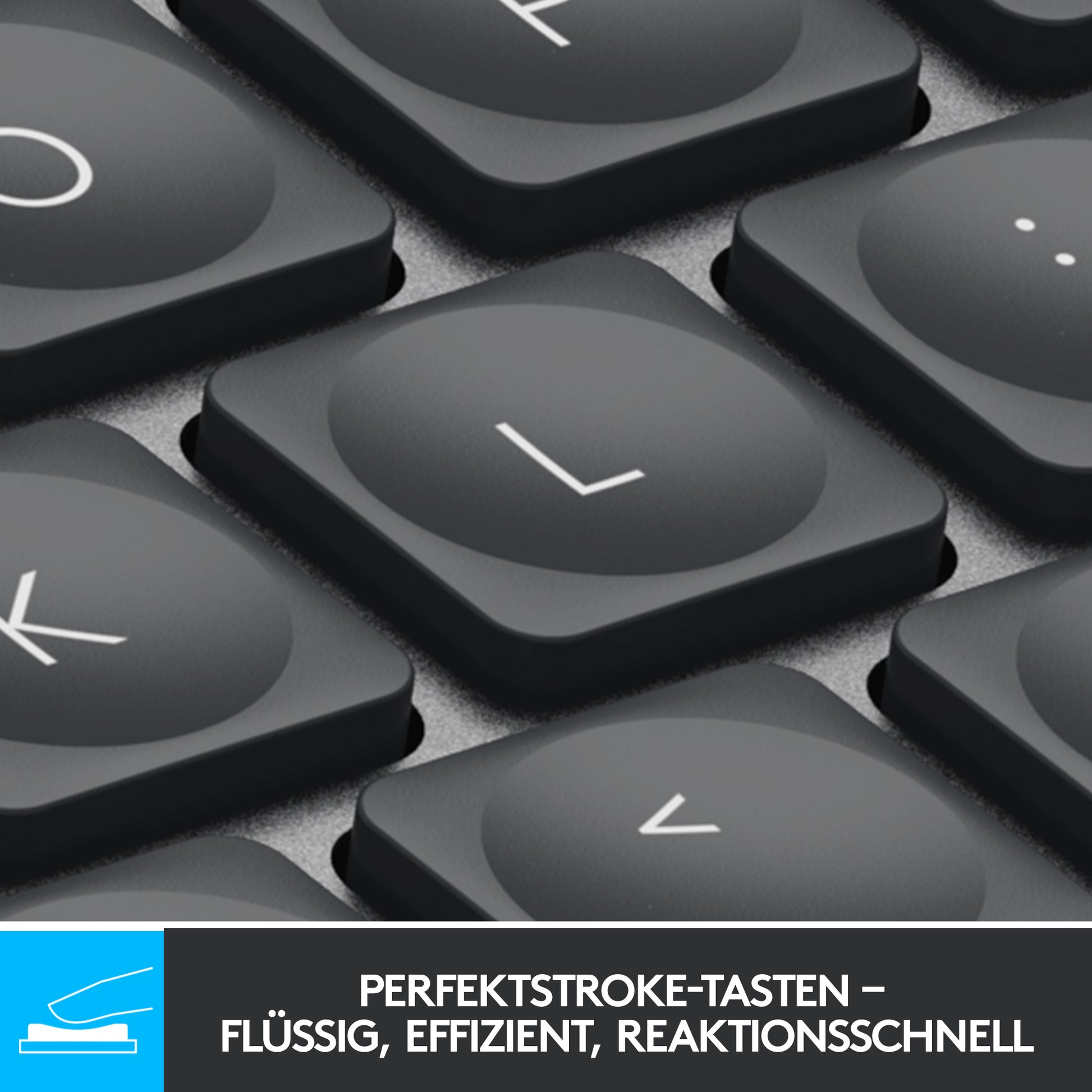 Logitech MX Keys Mini – Tastatur – Mini – Bluetooth & 2,4 GHz (Logi Bolt) – beleuchtet – QWERTZ (DE) – Graphit