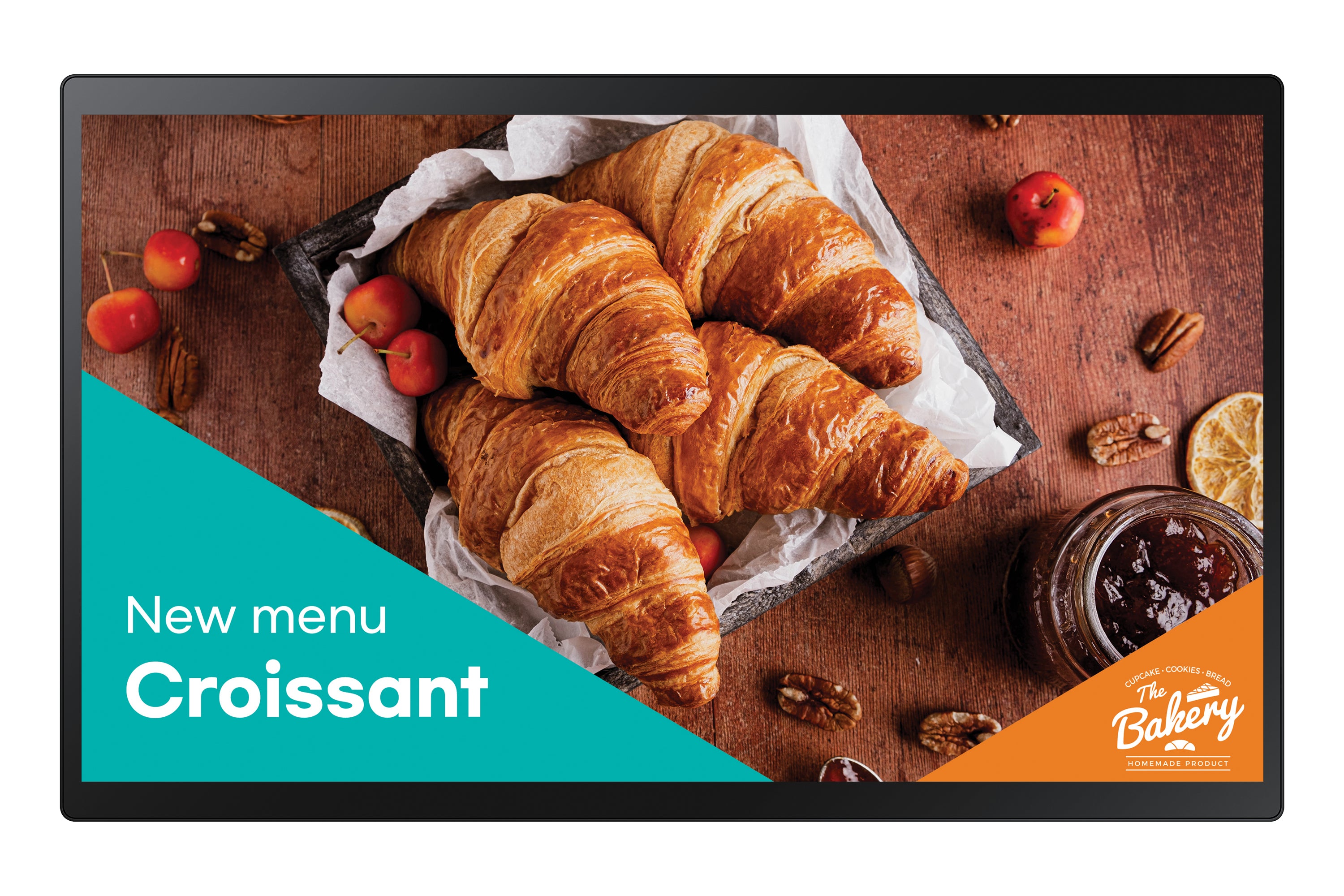 Samsung QB24C-T – Public Display, 24", 16/7, Tizen (SSSP), Mediaplayer integriert, VESA 100 × 100, Schwarz