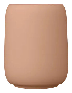 Blomus Zahnputzbecher Sono – Keramik, 8×8×11 cm, Braun