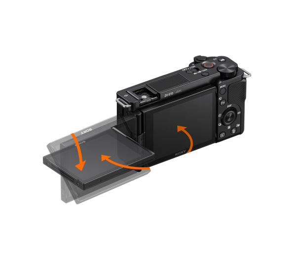 Sony Alpha ZV-E10 – Systemkamera Body E-Mount, 24,2 MP APS-C, 4K, Schwarz