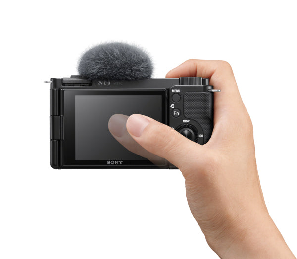 Sony Alpha ZV-E10 – Systemkamera Body E-Mount, 24,2 MP APS-C, 4K, Schwarz