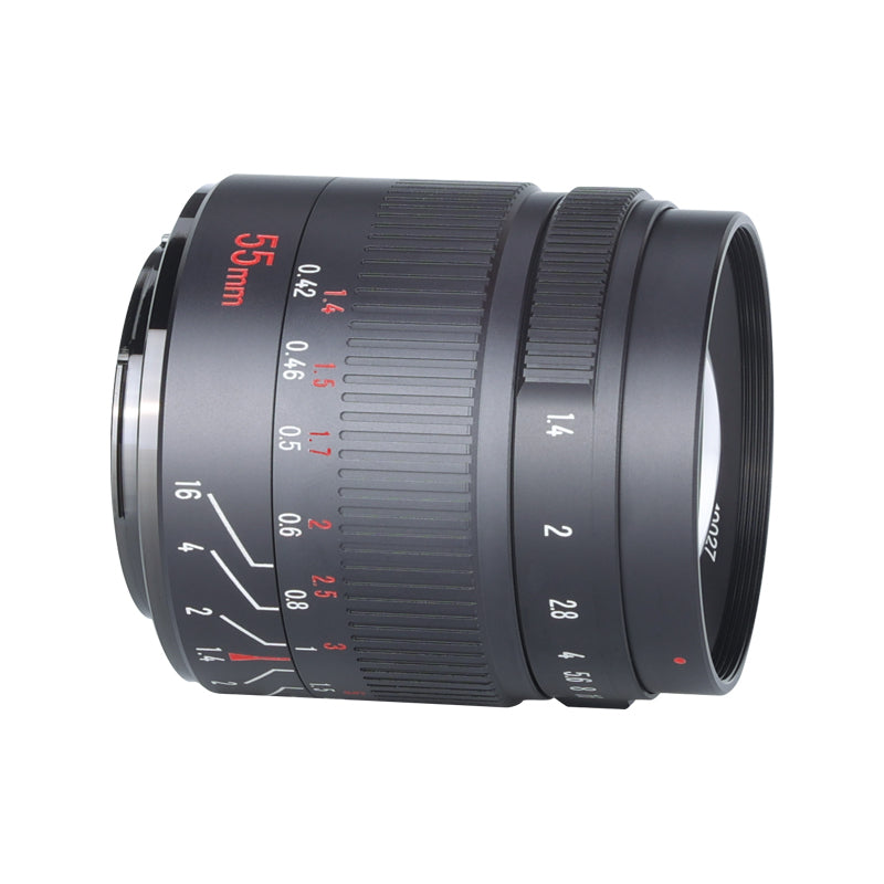 7Artisans 55 mm F1.4 MKII Fujifilm X-Mount Objektiv – 55 mm f/1.4 – APS-C, manuell – für Fujifilm