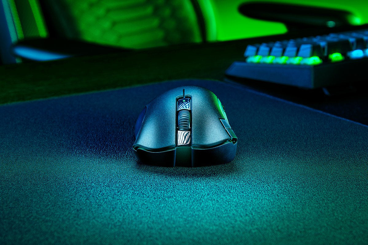 Razer DeathAdder V2 X HyperSpeed – Gaming-Maus – Kabellos (Bluetooth/2,4 GHz), 14000 DPI, Rechts, Schwarz