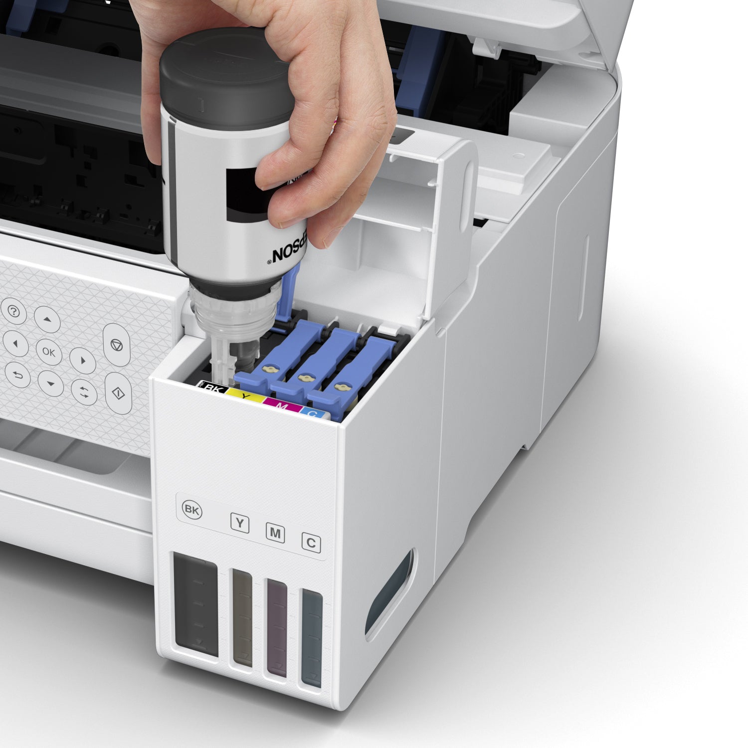 Epson EcoTank ET-2856 – Farbtintenstrahl-Multifunktionsdrucker, A4, 3-in-1, Duplex, WLAN, AirPrint