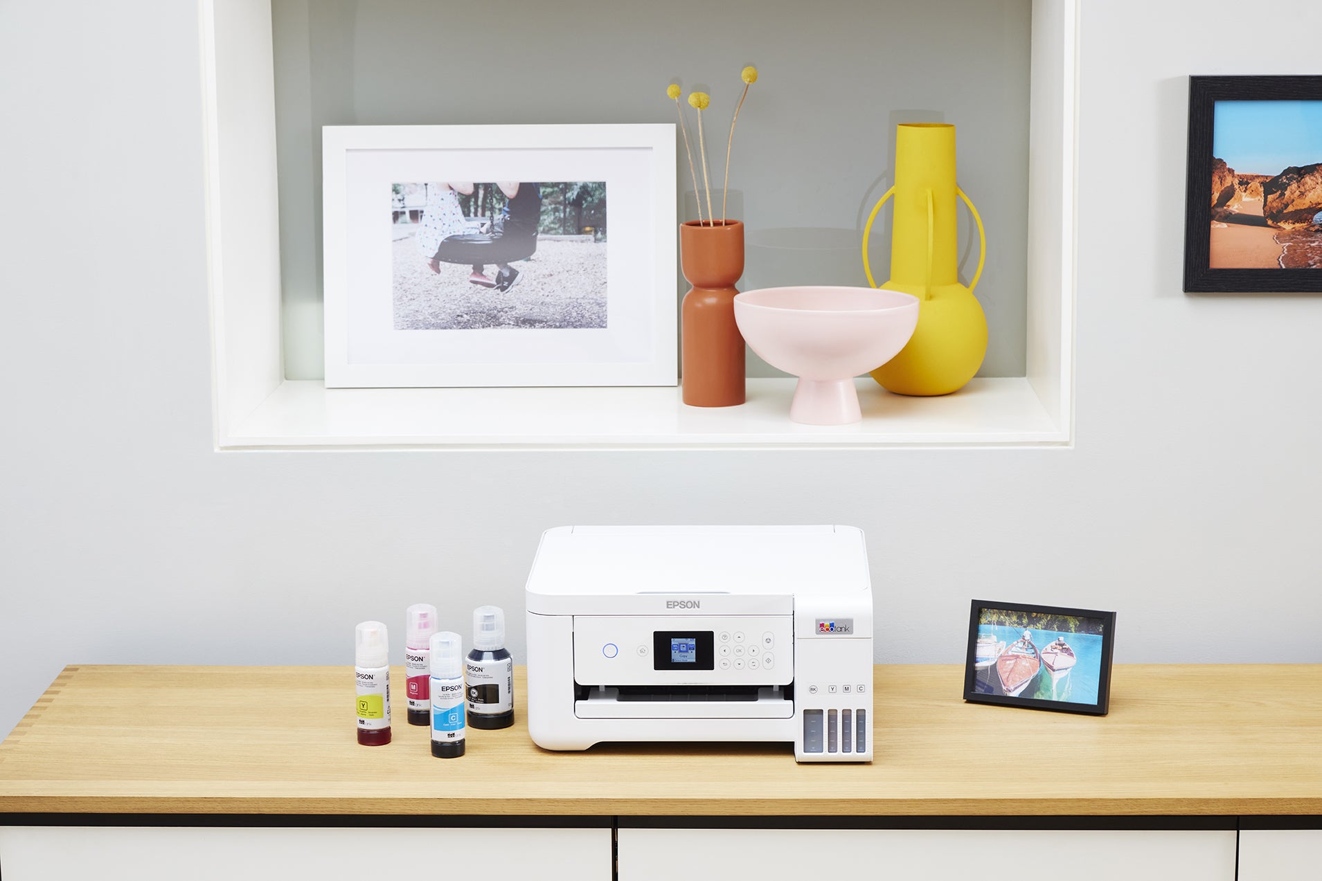 Epson EcoTank ET-2856 – Farbtintenstrahl-Multifunktionsdrucker, A4, 3-in-1, Duplex, WLAN, AirPrint