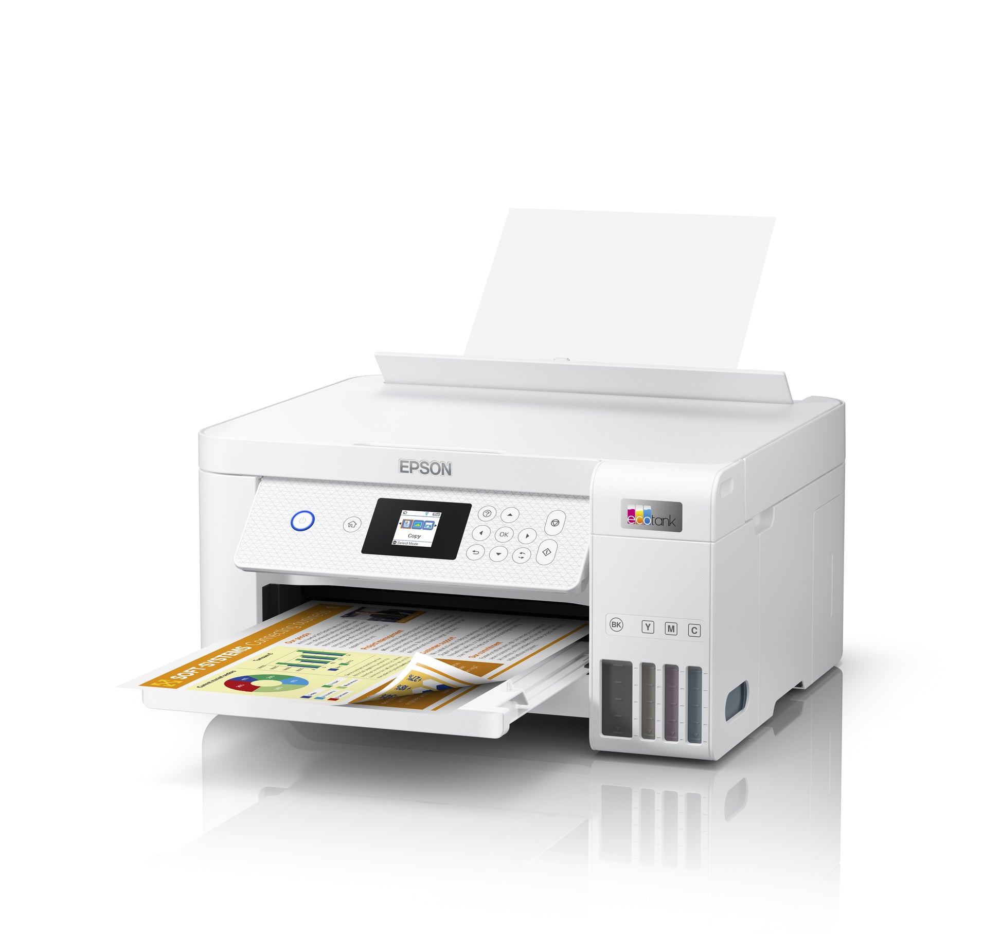 Epson EcoTank ET-2856 – Farbtintenstrahl-Multifunktionsdrucker, A4, 3-in-1, Duplex, WLAN, AirPrint