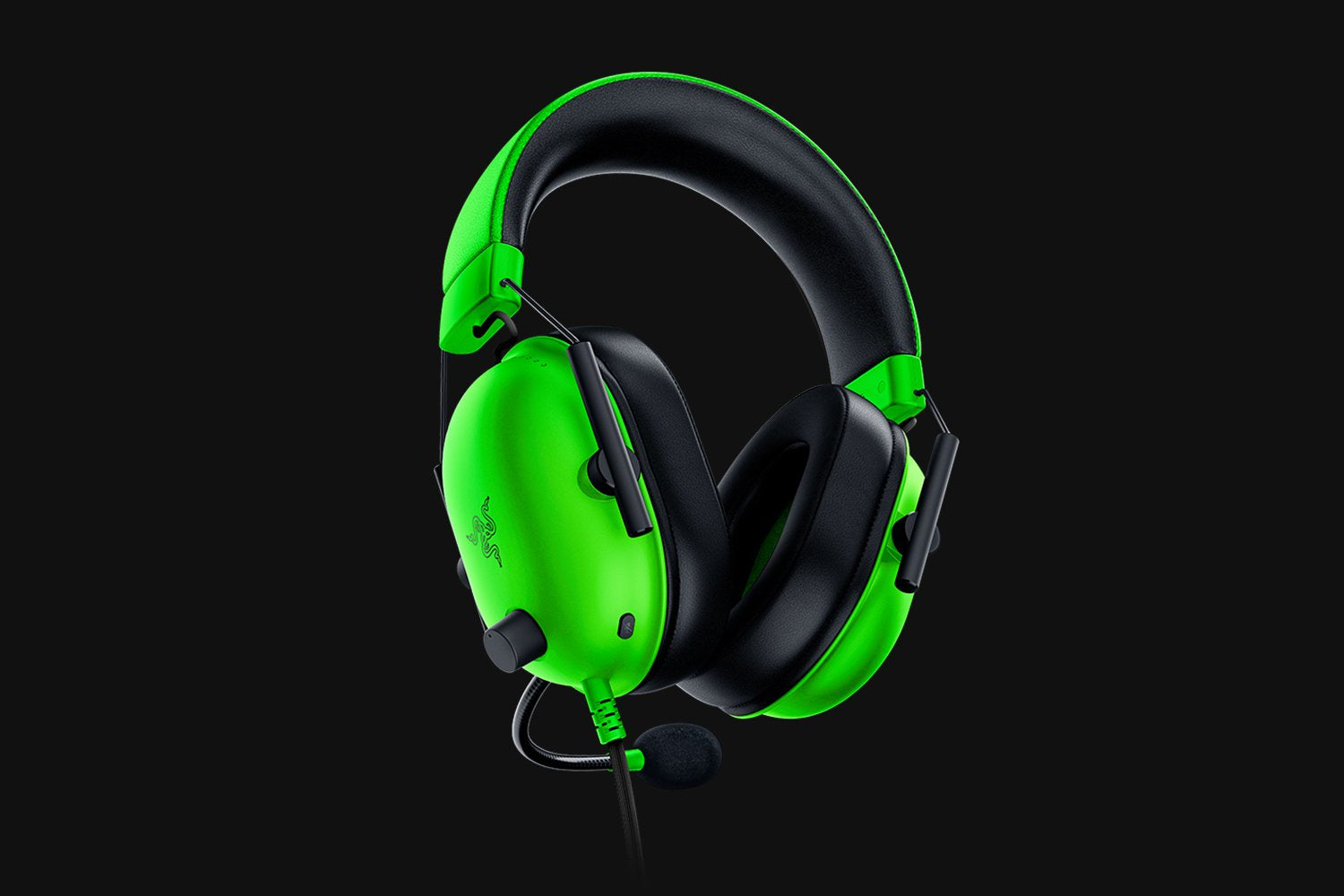 Razer BlackShark V2 X Gaming-Headset – Over-Ear, Stereo, Kabelgebunden, 3,5 mm Klinke, Grün/Schwarz