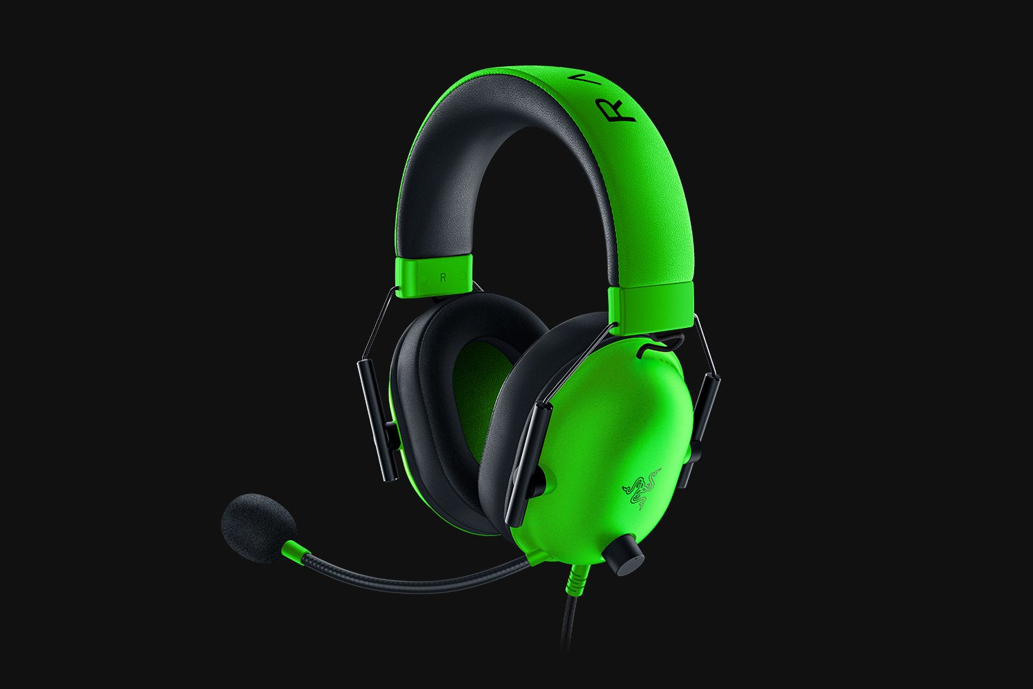 Razer BlackShark V2 X Gaming-Headset – Over-Ear, Stereo, Kabelgebunden, 3,5 mm Klinke, Grün/Schwarz