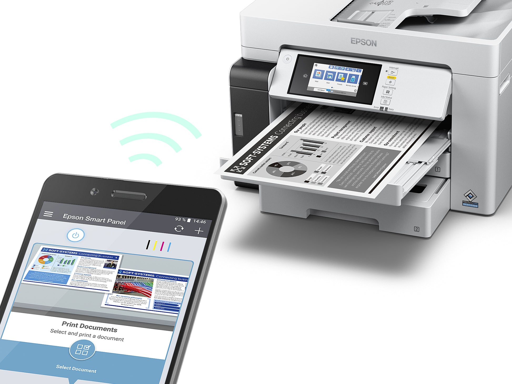 Epson M15180 – Tintenstrahl-MFP A4 – WLAN