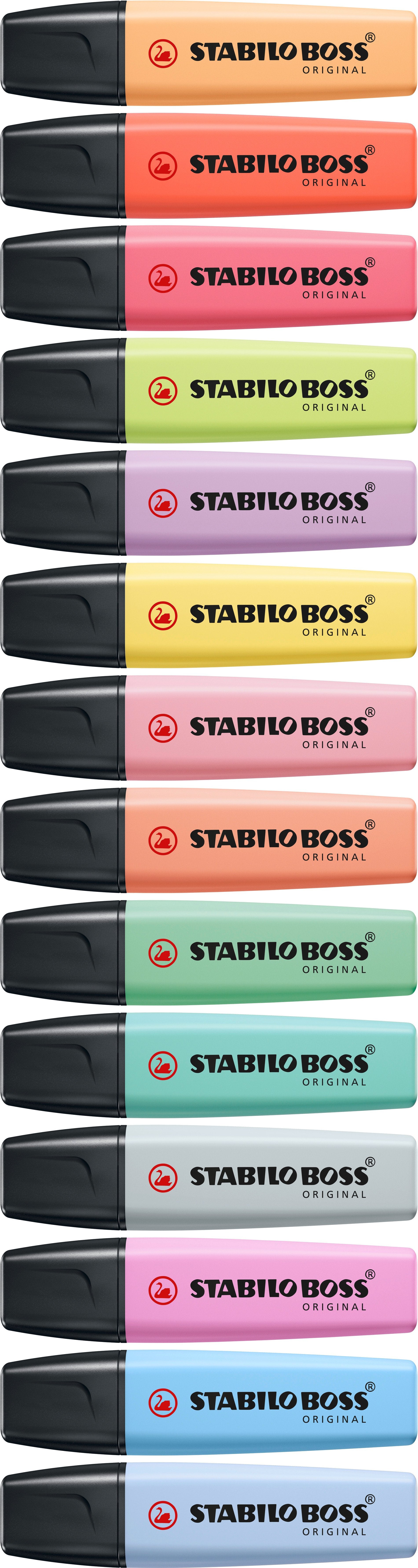 STABILO BOSS Original Textmarker Rosa – Keilspitze, 2–5 mm