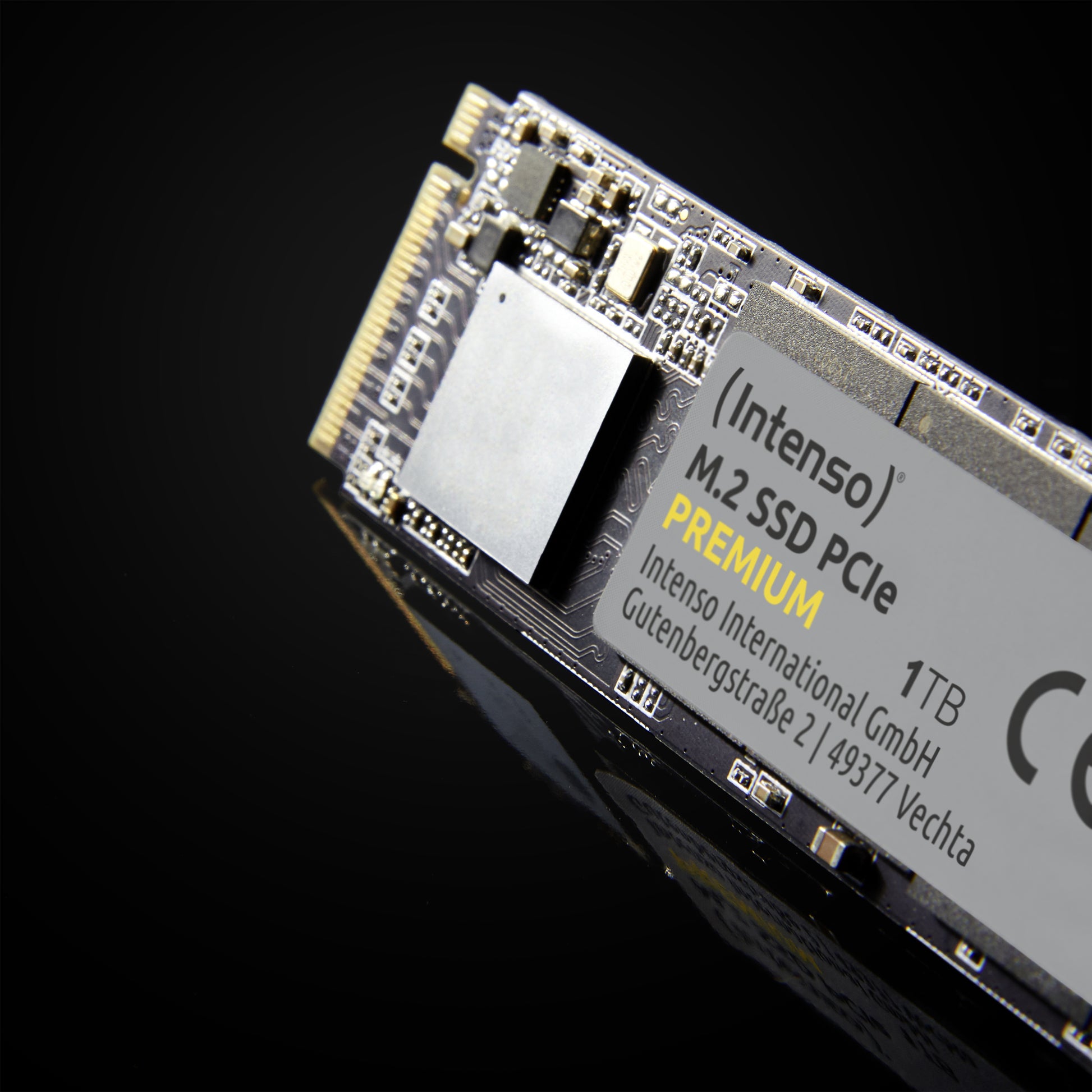 Intenso M.2 SSD Premium 1 TB 3835460 – M.2 2280, für PCIe 3.0 x4, NVMe 1.3