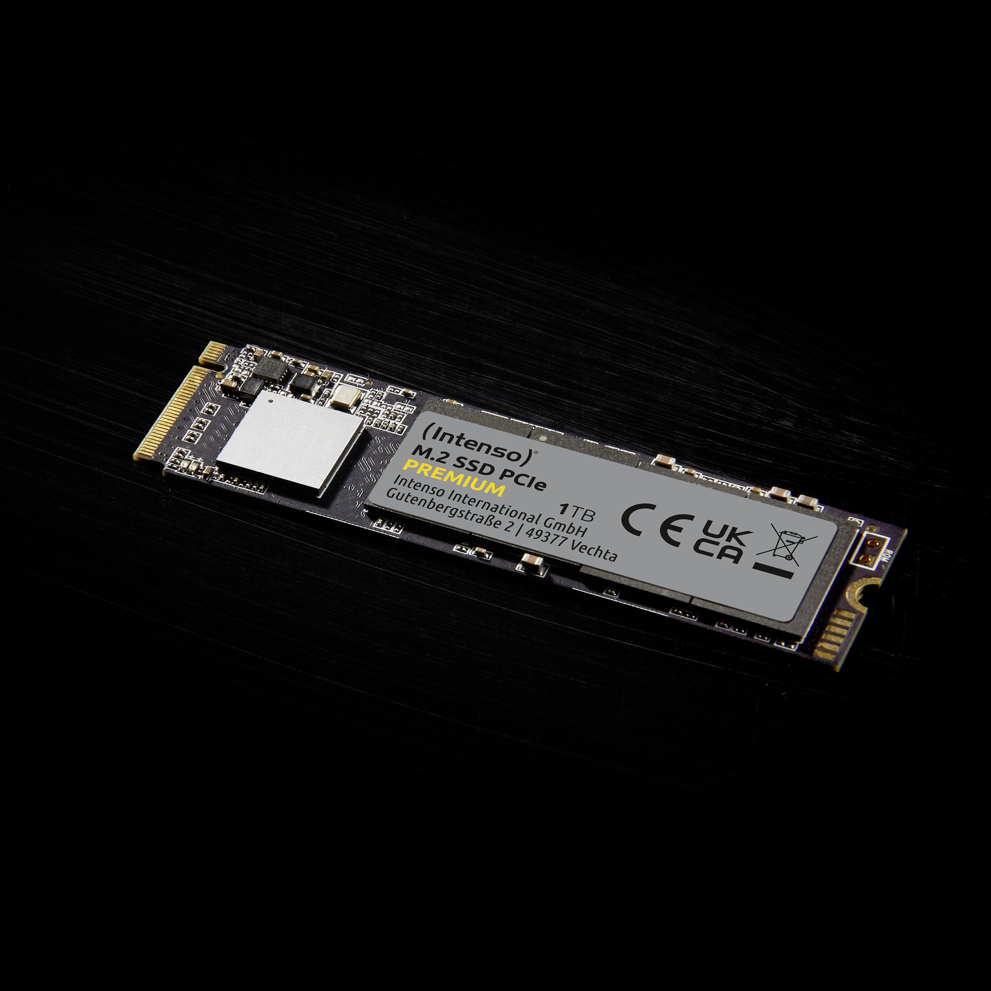Intenso M.2 SSD Premium 500 GB – M.2 2280, PCIe 3.0 x4, NVMe 1.3, 2'100/1'700 MB/s