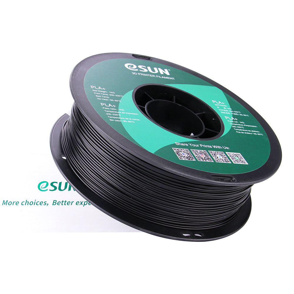 eSUN 3D-Drucker-Filament PLA 1,75 mm Schwarz, 1 kg