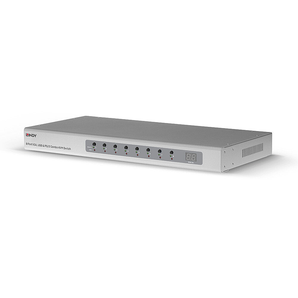 Lindy KVM-Switch, VGA/USB/PS/2