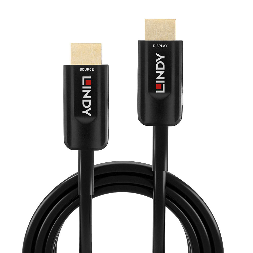 Lindy HDMI-Kabel, 10M Fibre Optic Hybrid Ultra