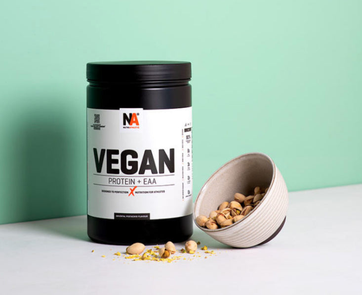 NUTRIATHLETIC Vegan Protein Pistazie – glutenfrei, laktosefrei – 800 g