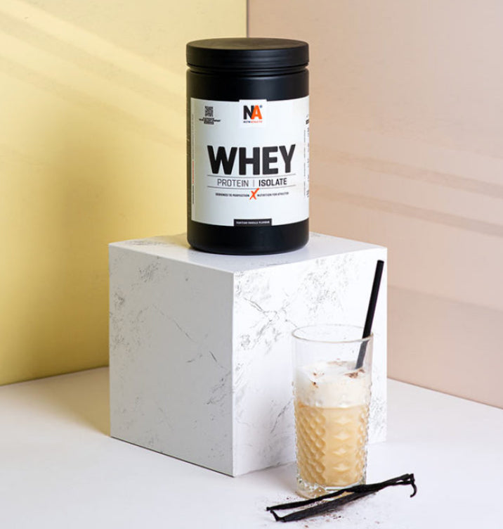 NutriAthletic Whey Protein Isolat Vanille – glutenfrei, laktosefrei – 800 g