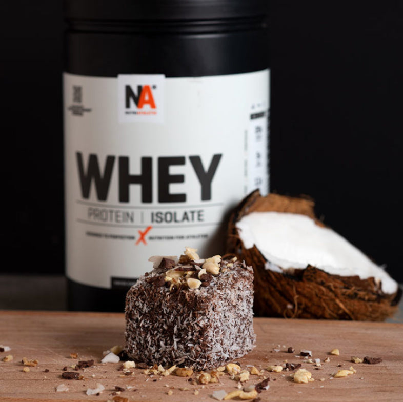 NutriAthletic Whey Protein Isolat Schokolade – glutenfrei, laktosefrei – 800 g