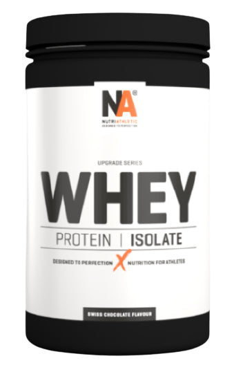 NutriAthletic Whey Protein Isolat Schokolade – glutenfrei, laktosefrei – 800 g