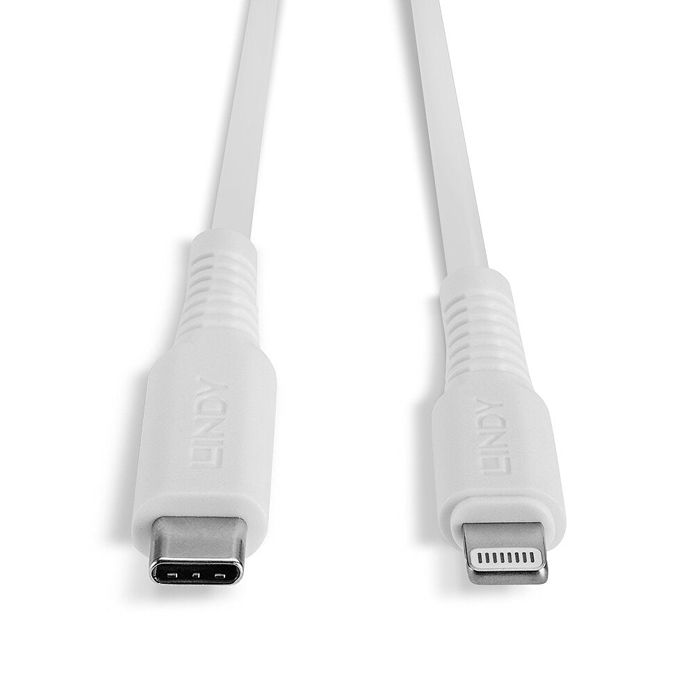 Lindy Daten- & Ladekabel – USB-C auf Lightning 1 m, Weiss – für iPhone/iPad