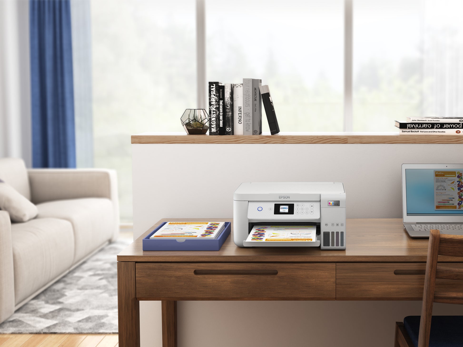 Epson EcoTank ET-2856 – Farbtintenstrahl-Multifunktionsdrucker, A4, 3-in-1, Duplex, WLAN, AirPrint