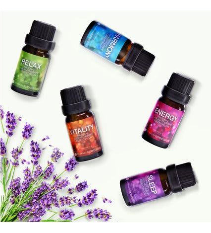 Rio Wellbeing Essential Oils – Duftöl, 5 × 10 ml