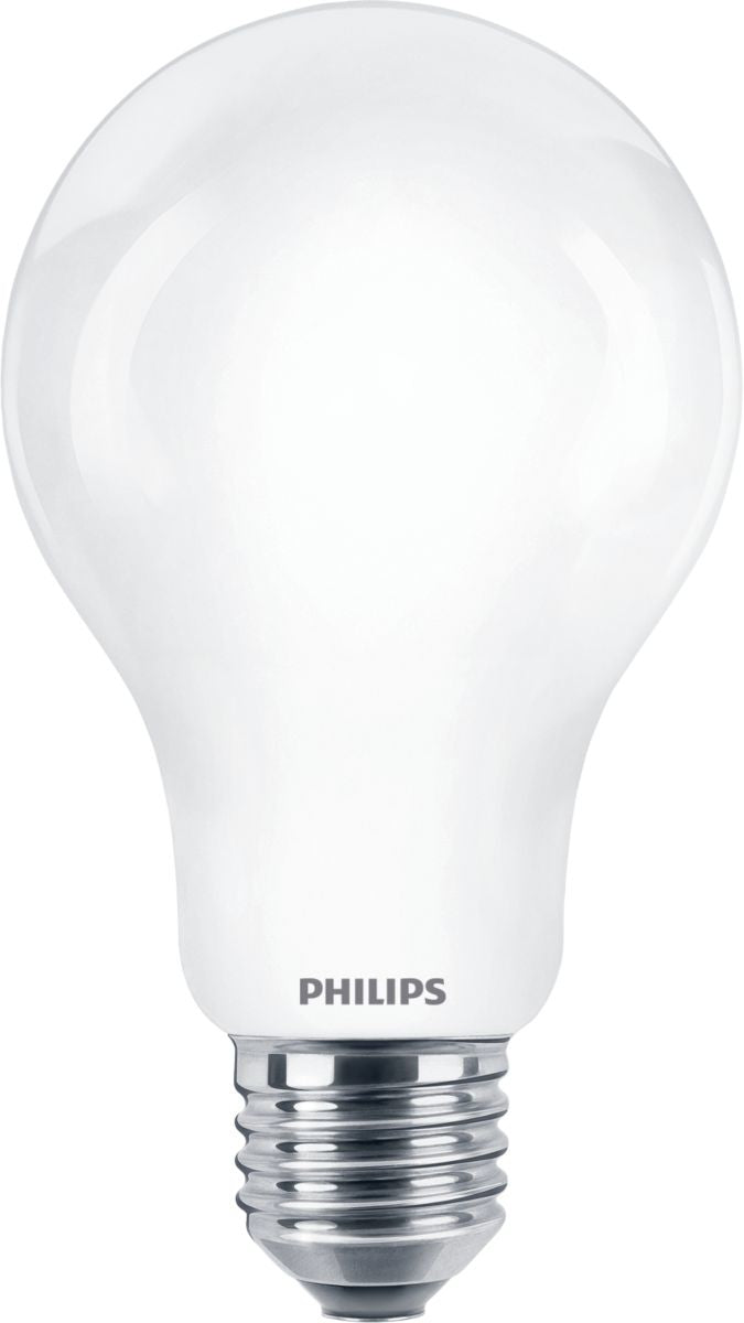 Philips LED-Leuchtmittel E27 A-Form – 2452 lm, 17,5 W, Neutralweiss 4000 K – 1 Stk., Weiss – CorePro