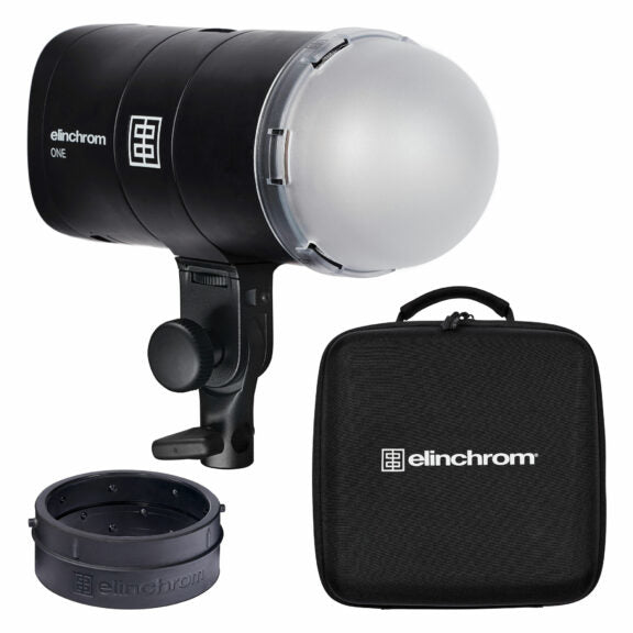 Elinchrom ONE Kompaktes Blitzlicht – Leitzahl 42, 725 Blitze pro Ladung, 0,06–0,9 s – für alle Kameras