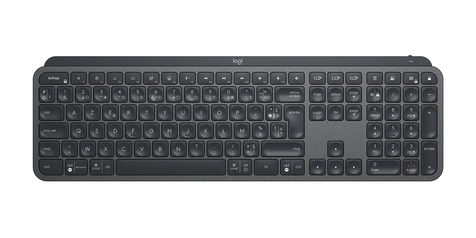 Logitech MX Keys for Business – Tastatur, FR-Layout (FR), Graphit