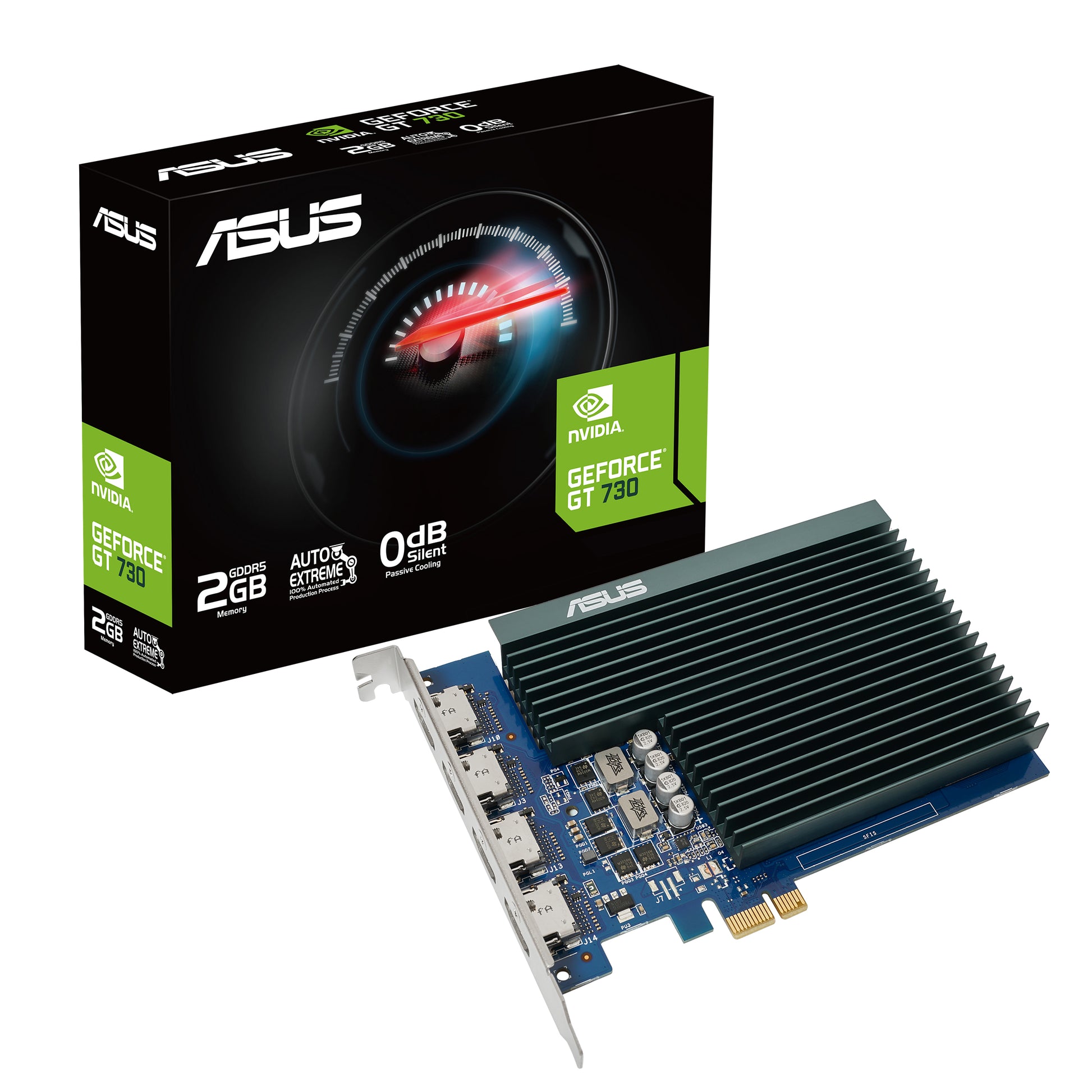 ASUS GT730-4H-SL-2GD5 – PCIe Grafikkarte – 4×HDMI, PCIe x1