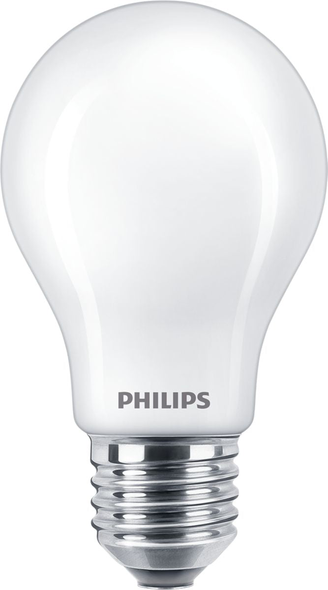 Philips Leuchtmittel E27 A-Form – Warmweiss 2700 K, 806 lm, 5,9 W – MASTER VLE – 1 Stk.