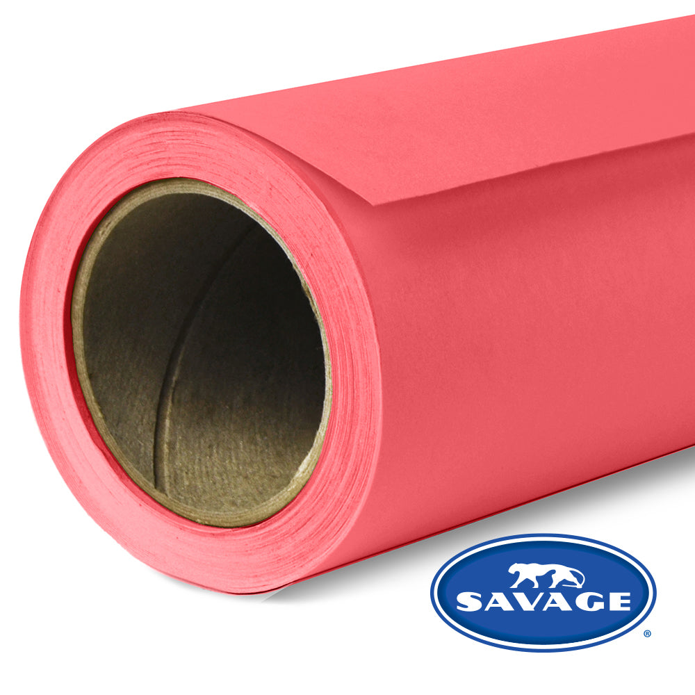 Savage Universal Hintergrundpapier – 2,72 × 11 m, Flamingo (Pink), 145 g