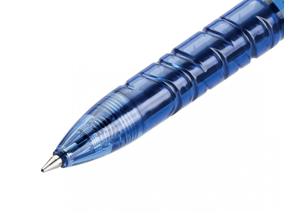 Pilot B2P Gelschreiber, Druckmechanik – Schwarz, Spitze 0,7 mm, dokumentenecht, nachfüllbar