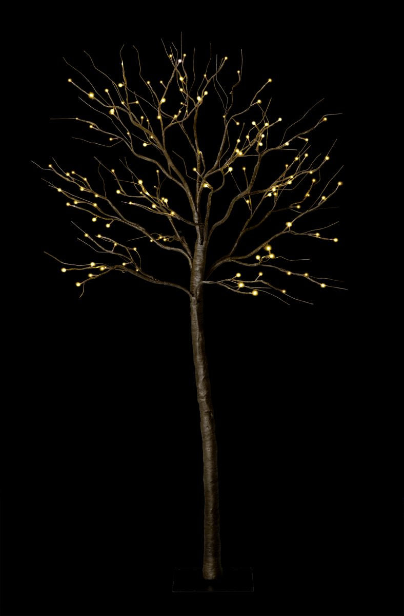 STT Weihnachtsbaum Fairy Tale – 150 cm, 6 W, warmweiss, braun/transparent, 138 LEDs