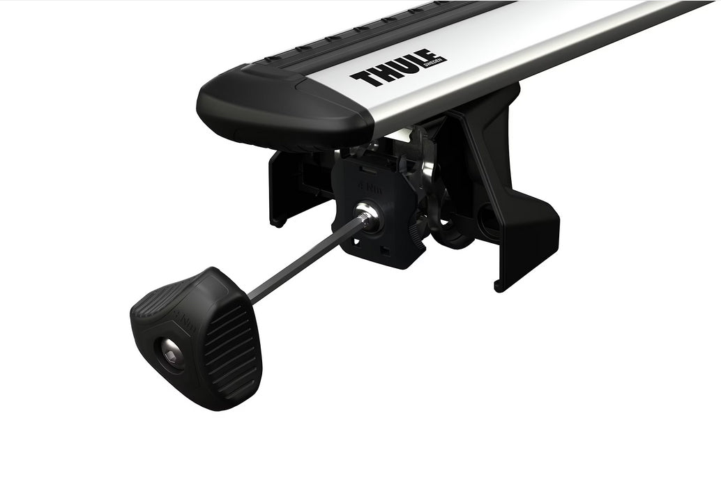 Thule Evo Fixpoint-Set – abschliessbar – für WingBar Evo/WingBar/SlideBar usw. – 75 kg Zuladung – 2 Stk.