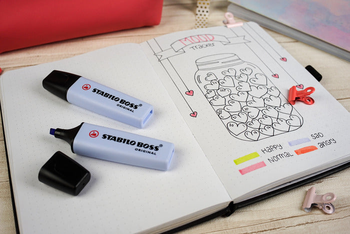 STABILO BOSS Original Textmarker Lila – Keilspitze, 2–5 mm