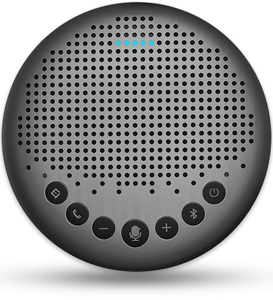 eMeet Luna USB-Speakerphone – 15 h Akkulaufzeit, Schwarz