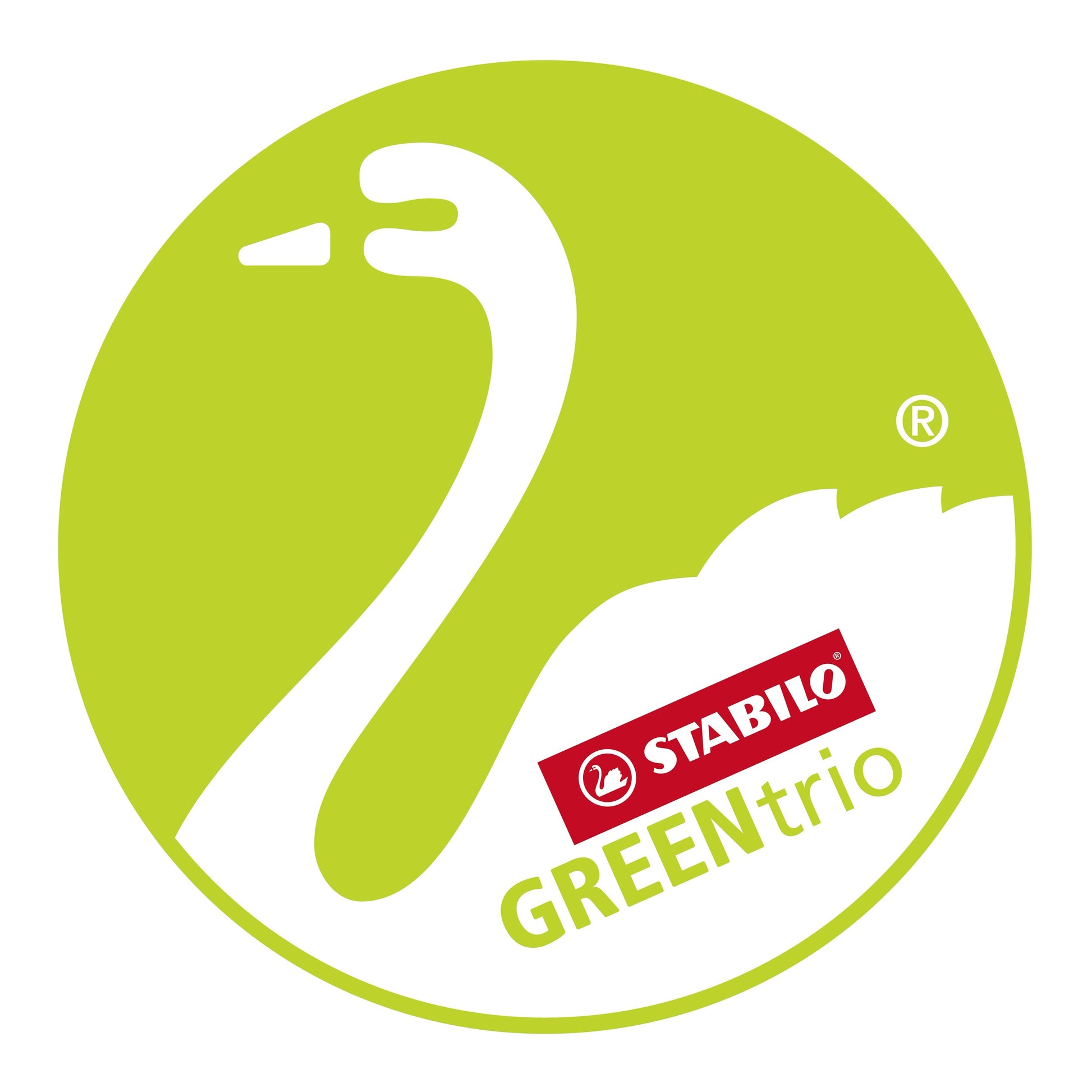 STABILO Buntstifte GREENtrio – Dreikant, Minen-Ø 4,2 mm, 12 Farben, im Kartonetui