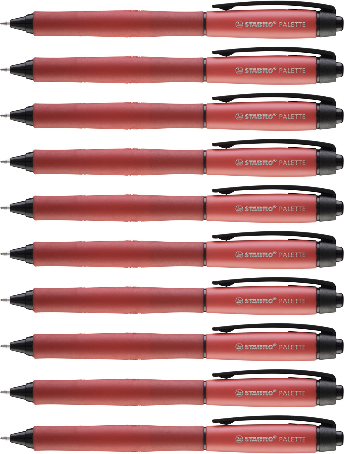 STABILO PALETTE – Tintenroller-Set, Druckmechanik, 10er Pack