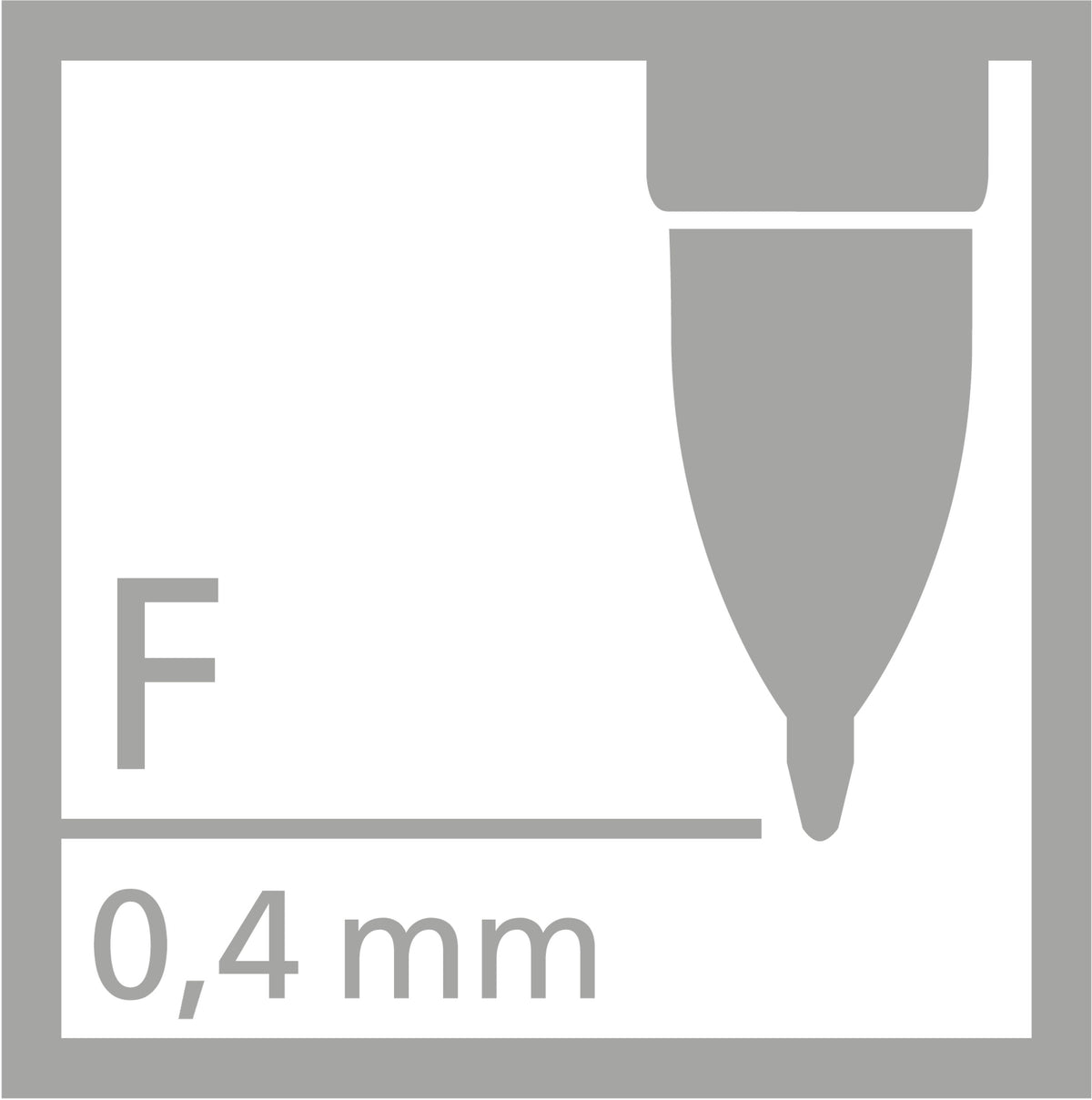 STABILO Palette – Tintenroller, 0,4 mm, Schwarz, Druckmechanik, Kunststoff – 10 Stk.